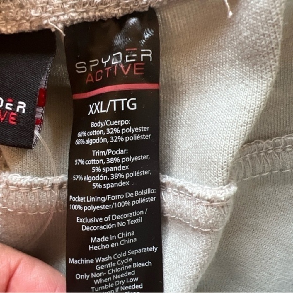 NWT Mens Spyder Sweatpants 2XL Active Gray Outdoors Winter Casual New (Z) - Picture 6 of 9
